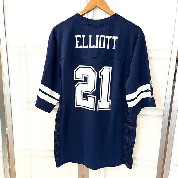 DALLAS COWBOYS Authentic Men's E. Elliott "21" Football Jersey - Size M - Picture 3 of 6